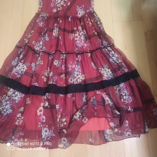 Vestido boho largo estampado