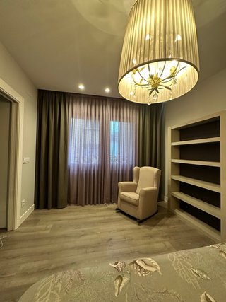 Espejo de diseño de madera Negro y Marrón
