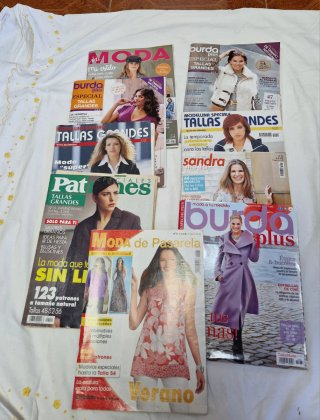 8  Burda-Patrones-Sandra Moda tela grande