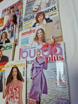 8  Burda-Patrones-Sandra Moda tela grande