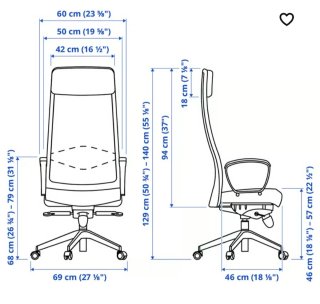 Silla IKEA MARKUS – Muy cómoda y resistente