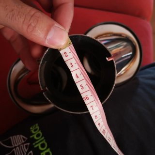 Cola de escape doble carbono Eplus