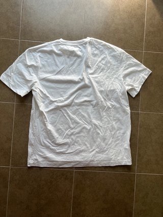 Camiseta Básica Zara Blanca Talla S