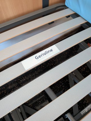 Cama articulada con barandillas