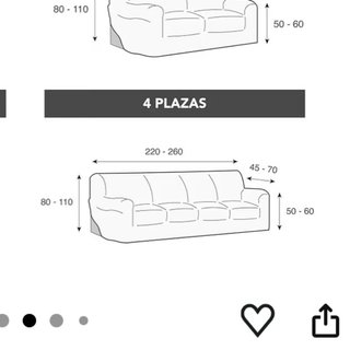 2 Fundas Sofá Elásticas 3 y 4 Plazas, color marfil