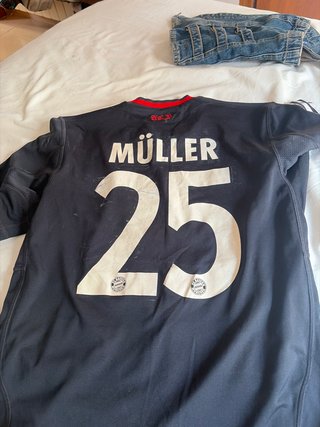 Camiseta Adidas Bayern Negra Talla s