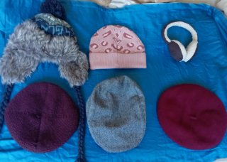 Lote invierno: gorros, orejeras y boinas