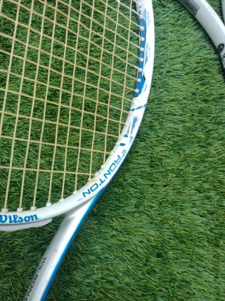 2 Raquetas Dunlop Frontenis + Wilson frontón ncode
