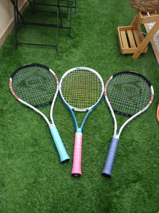 2 Raquetas Dunlop Frontenis + Wilson frontón ncode