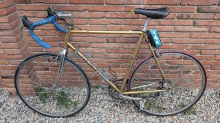 Bicicleta de carretera clásica