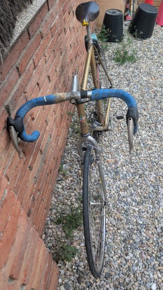 Bicicleta de carretera clásica