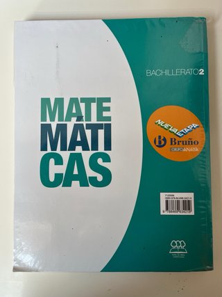 Matemáticas 2 Bachillerato