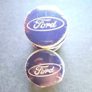 TAPABUJES FORD 54mm AZUL - EMBLEMA LLANTAS FORD