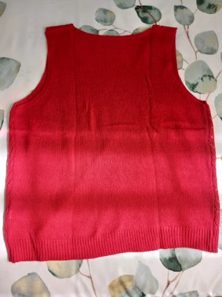 Chaleco rojo nuevo sin etiqueta Talla XL