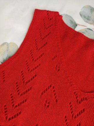 Chaleco rojo nuevo sin etiqueta Talla XL