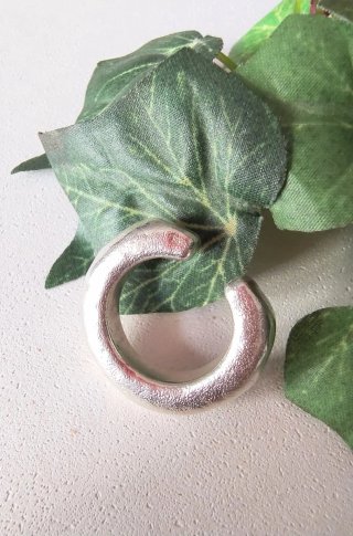 Anillo Tous Duna Tube Plata