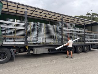 Puntal galvanizado 3,60m Europeo