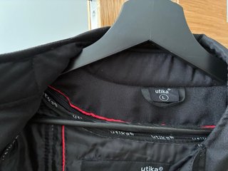 Chaqueta Moto Utika Negra Adventure Touring