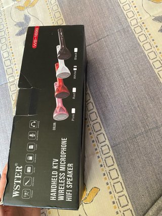 Altavoz Micrófono WSTER WS-169B Rojo