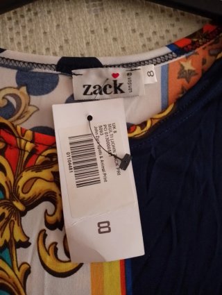 Vestido estampado nuevo