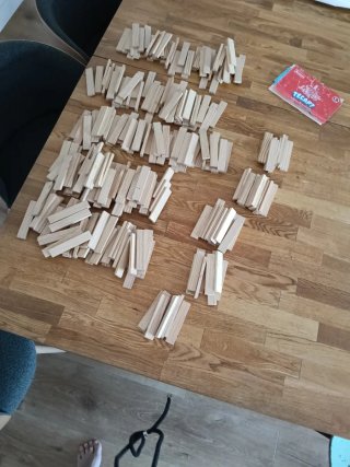 Set de Kapla de madera