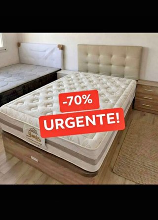 Cama + Colchón LIQUIDACIÓN 70% URGENTE!