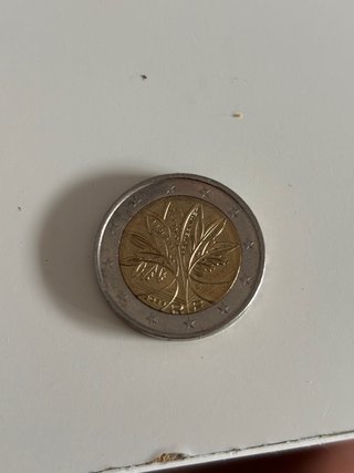 Moneda 2 Euros Francia Árbol