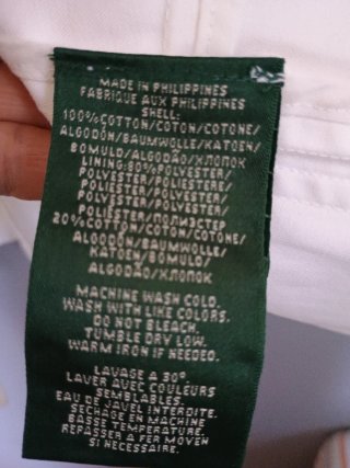 Blazers Blanco Verano Ralph Lauren Talla 16W.