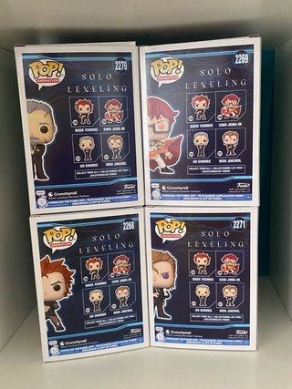 xx6 Funko Pop! Solo Leveling 4 Figuras