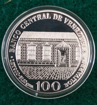 Moneda Conmemorativa Venezuela 100 Bolívares