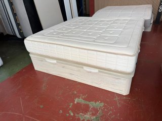 Canapé King Size Madera + Colchón Visco 180x190