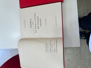 Libro Storia della Guerra Civile in Italia