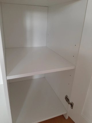 Armario blanco 2 puertas