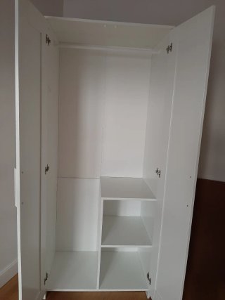 Armario blanco 2 puertas