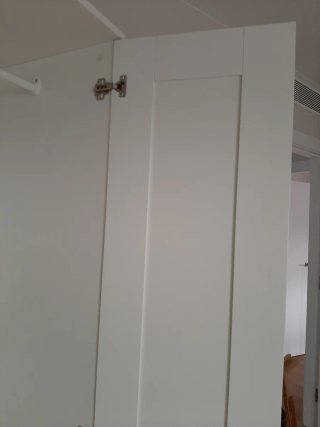 Armario blanco 2 puertas
