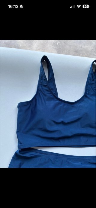 Bikini azul marino talla única