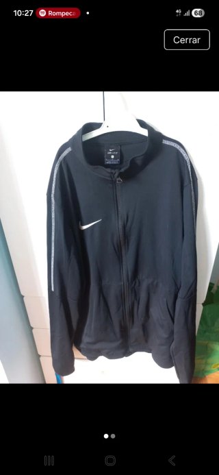 Chaqueta Nike Dri-Fit Negra Talla S