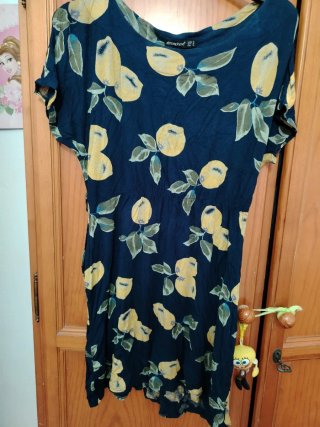 Vestido estampado limones
