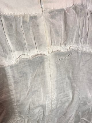 Vestido blanco verano talla S/36 100% algodón