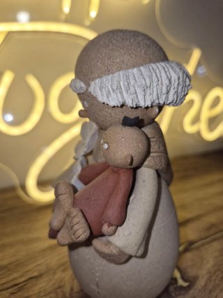 Figura San Antonio de Padua cerámica