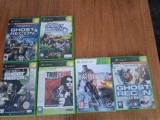 Lote di Giochi Xbox: Ghost Recon, True Crime, batt