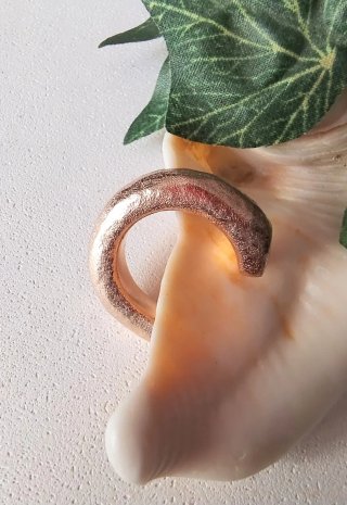 Anillo Tous Duna Tube Vermeil