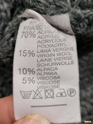 Jersey Mujer Lana Gris Talla Única