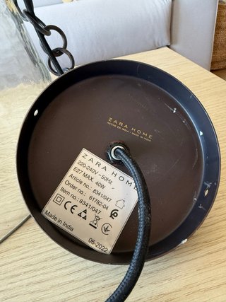 Lámpara de techo Zara Home cristal