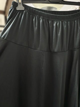 Falda flamenca negra talla XXL