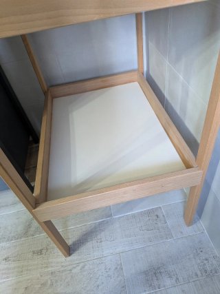 Cambiador IKEA con colchón y funda