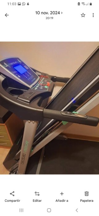 Cinta de correr eléctrica plegable