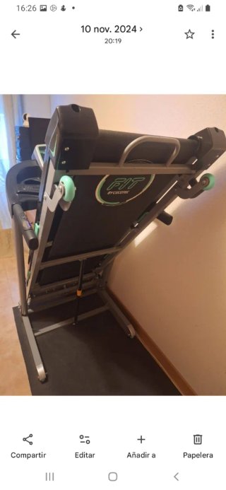 Cinta de correr eléctrica plegable