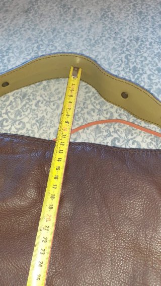 Bolso Piel Leo Bastida Beige y Marrón poco uso