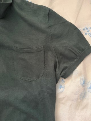 Polo de punto Sfera verde Talla XL